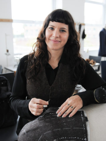 A student participating in Open Day 2025