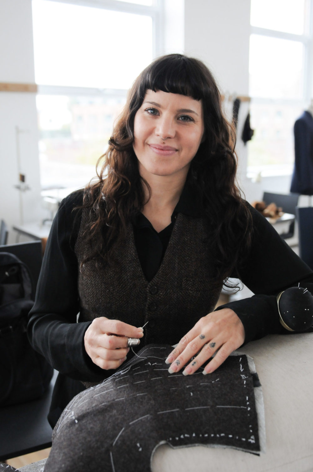 A student participating in Open Day 2025